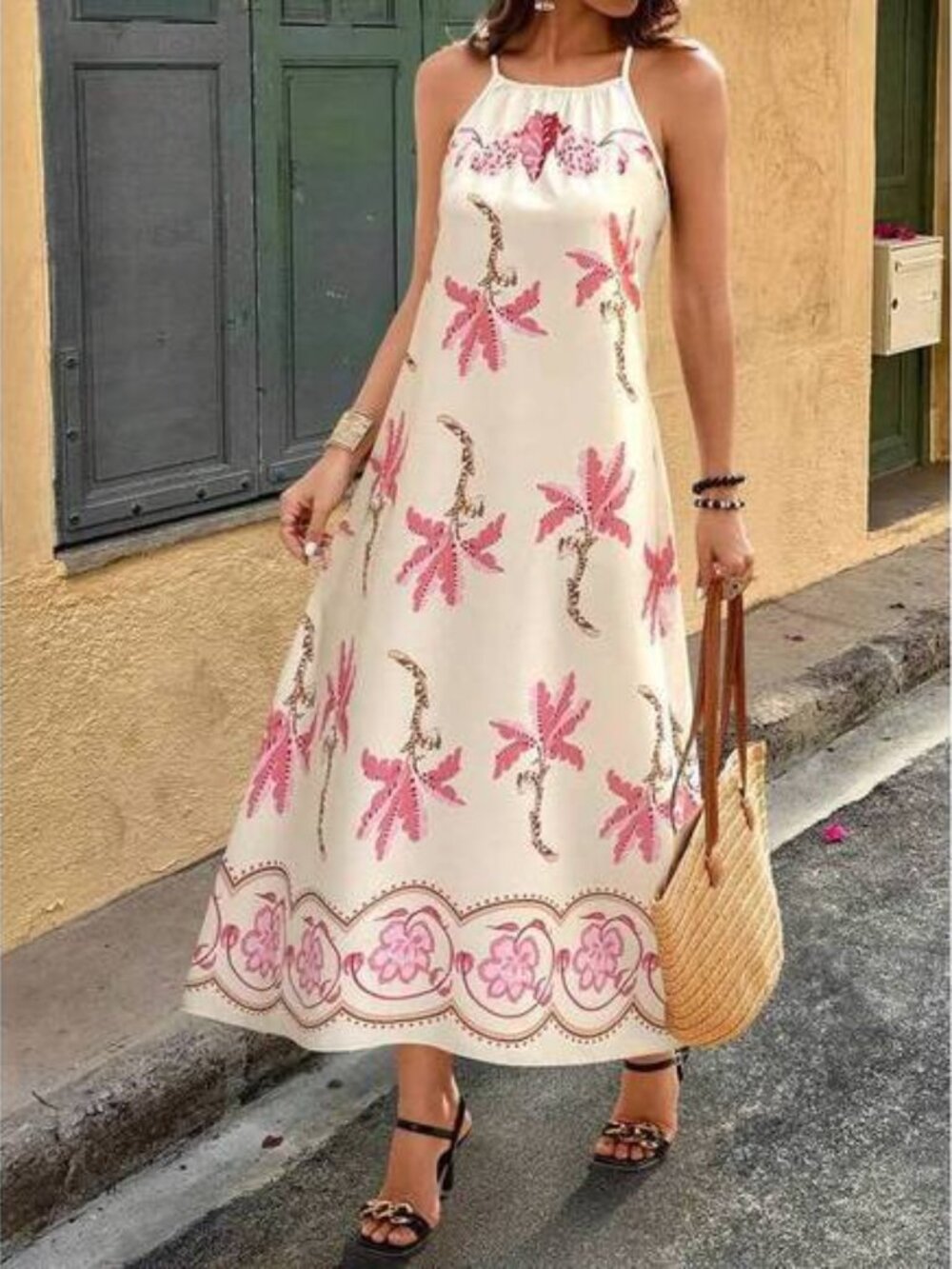 Selianne Random Print Dress